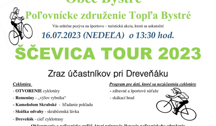 Fotka - Pozvánka na Ščevica Tour 2023